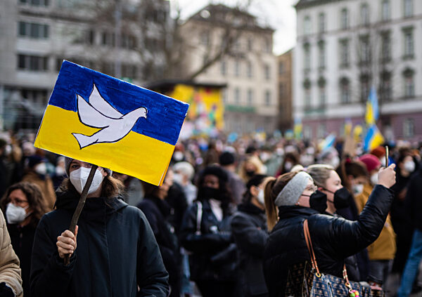 Ukraine-Konflikt - Demonstration in Stuttgart