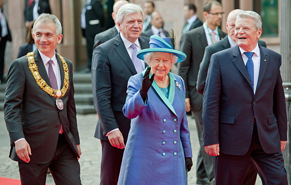 Britische Queen besucht Deutschland