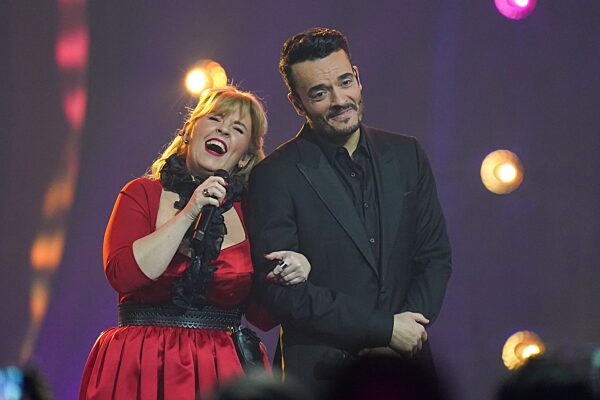 Ausverkaufte Halle und viele Gaeste bei der Live Unterhaltungsshow vom ZDF.