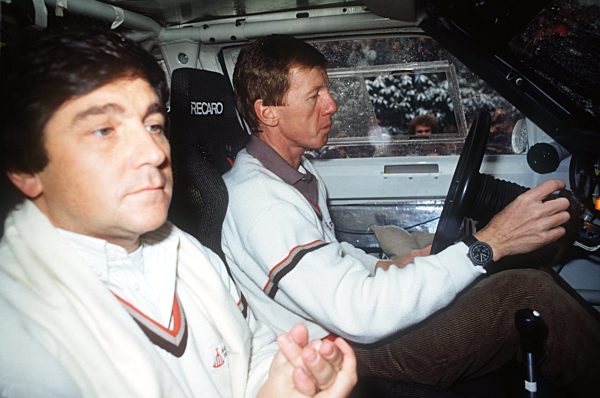 Rallye: Walter Röhrl und Christian Geissendörfer 1986