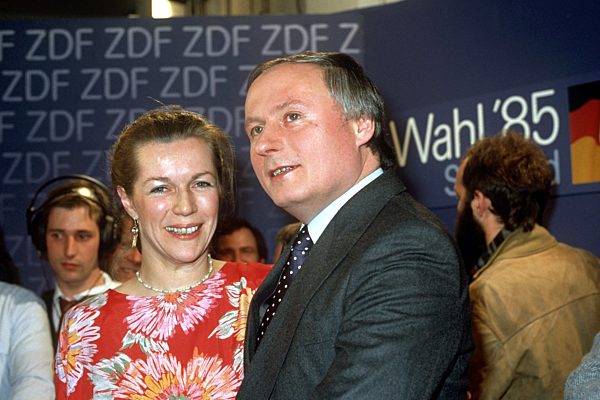 Oskar Lafontaine mit Ehefrau Margret