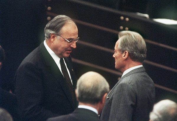 New German Chancellor Helmut Kohl