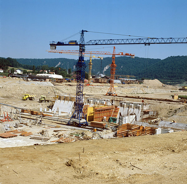 Bau Rhein-Main-Donau-Kanal