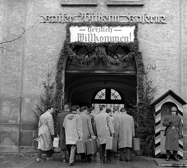 Setup of Federal Armed Forces 1957 - Conscripts