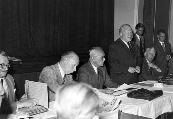 Tagung des Verwaltungsrates der Bundesanstalt für Arbeitsvermittlung in Nürnberg