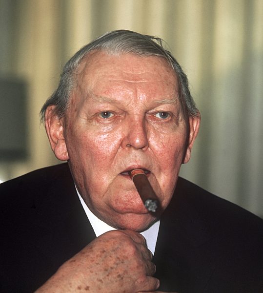Ludwig Erhard with cigar