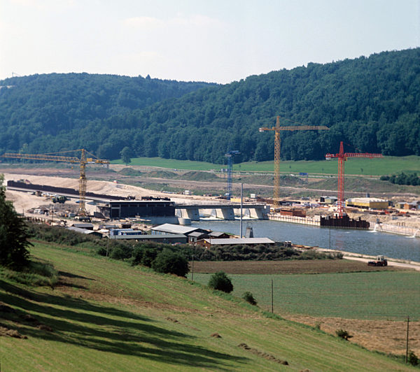 Bauarbeiten Main-Donau-Kanal