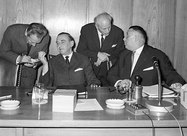 Sitzung der Gewerkschaft ÖTV