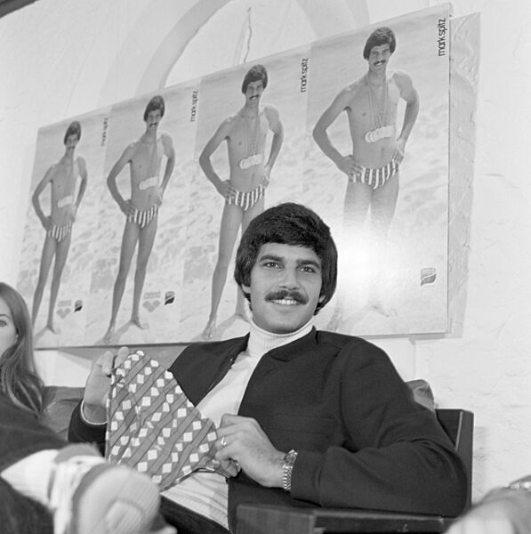 Mark Spitz in Herzogenaurach 1973