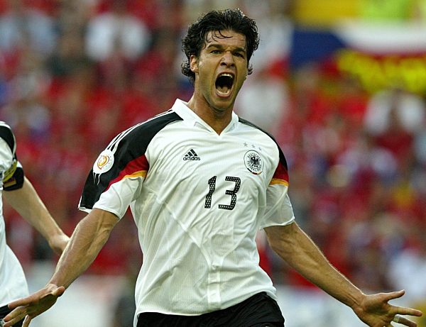Fußball-EM 2004: Michael Ballack im Torjubel