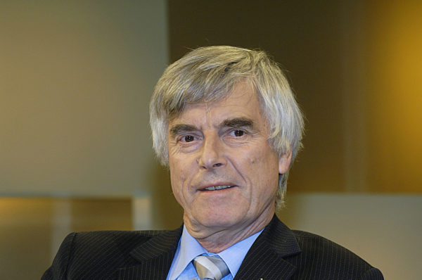 Der deutsche Astronaut und Wissenschaftler Ulf Merbold, aufgenommen am 16.12...