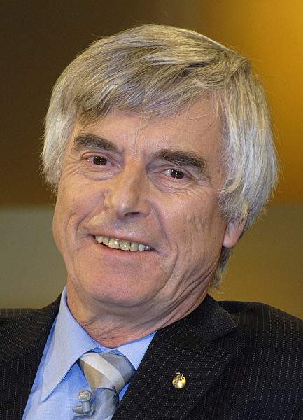 Der deutsche Astronaut und Wissenschaftler Ulf Merbold, aufgenommen am 16.12...