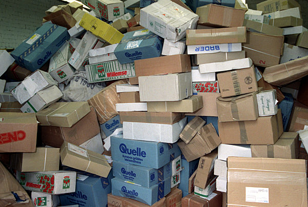 Bei der Postzustellung, wie hier im Amt Oranienburg...