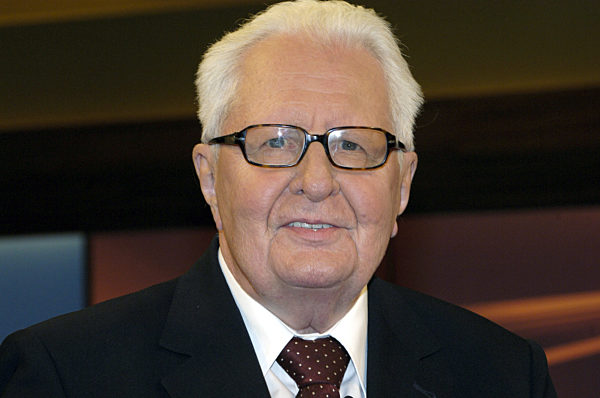 Hans-Jochen Vogel, ehemaliger Bundesjustizminister (SPD), aufgenommen am 21...