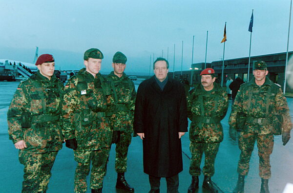 Bosnien-Einsatz - Bundeswehr-Camp in Trogir 1995