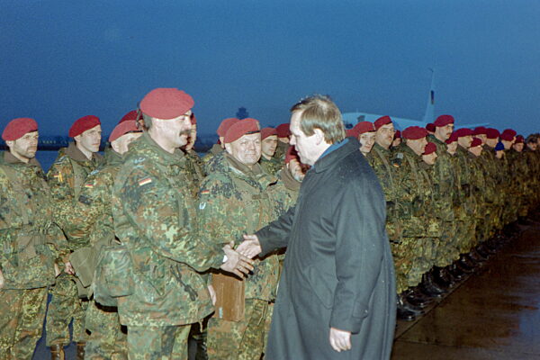 Bosnien-Einsatz - Bundeswehr-Camp in Trogir 1995