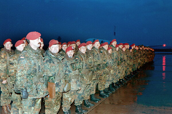 Bosnien-Einsatz - Bundeswehr-Camp in Trogir 1995