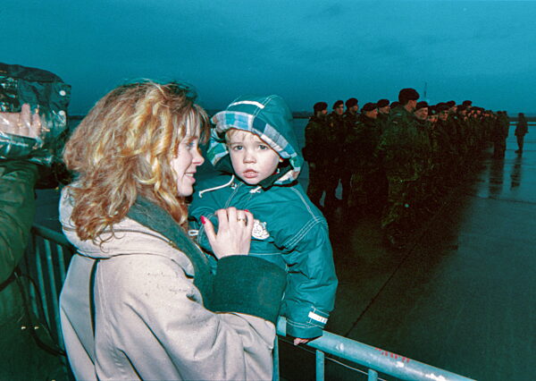 Bosnien-Einsatz - Bundeswehr-Camp in Trogir 1995