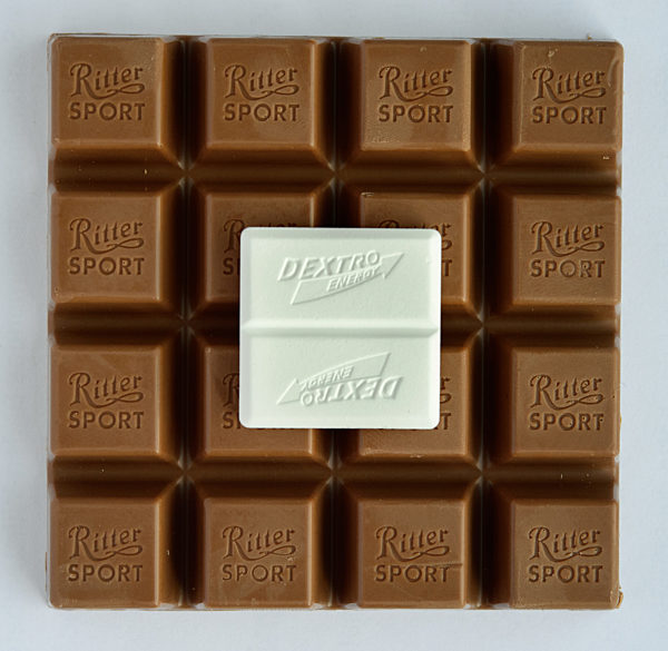 Ritter Sport und Dextro Energy