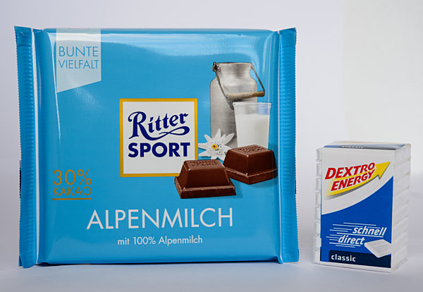 Ritter Sport und Dextro Energy
