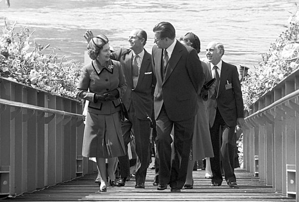 Queen Elizabeth II. on state visit in Germany 1978