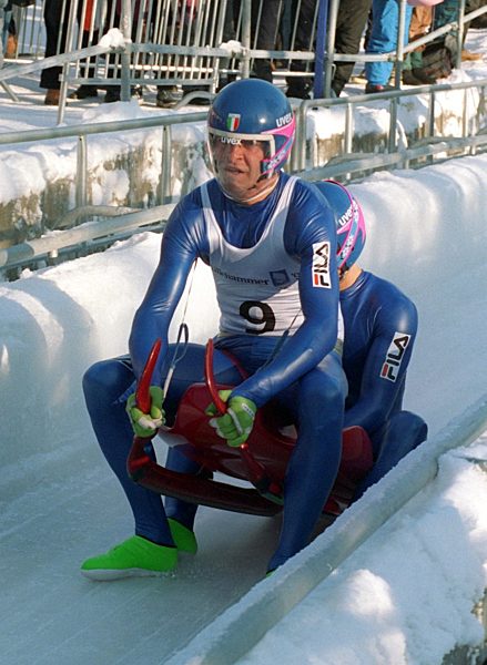 Lillehammer 1994, Rennschlitten-Silber für Raffl und Huber