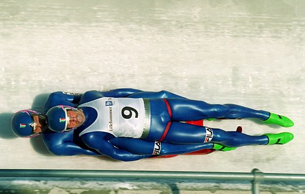 Lillehammer 1994, Rennschlitten-Silber für Raffl und Huber