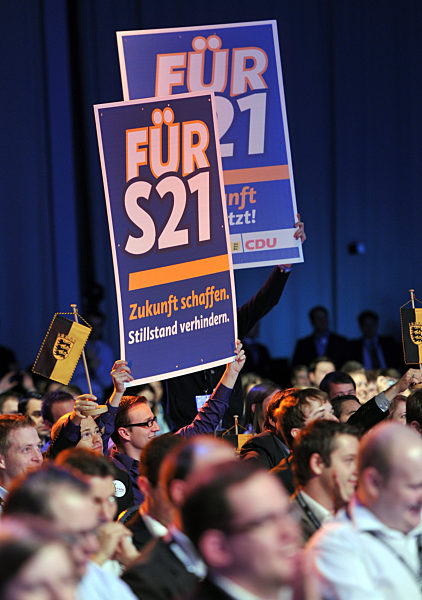Deutschlandtag der Jungen Union - Stuttgart 21
