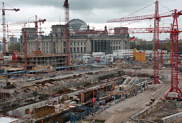 Reichstag-Großbaustelle