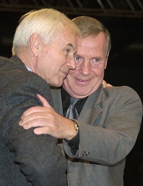 PDS Parteitag Bisky und Modrow