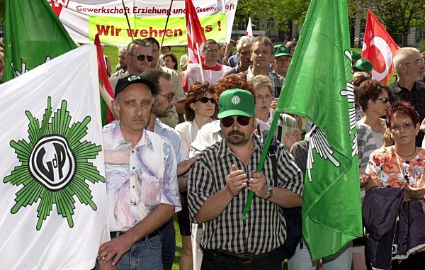 Protestdemonstration der ÖTV in Potsdam