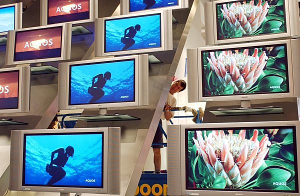 IFA in Berlin Flachbildfernseher