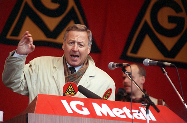 Franz Steinkühler (Archivfoto und Text 1991)