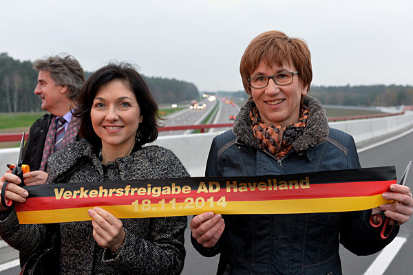 Freigabe Autobahndreieck Havelland