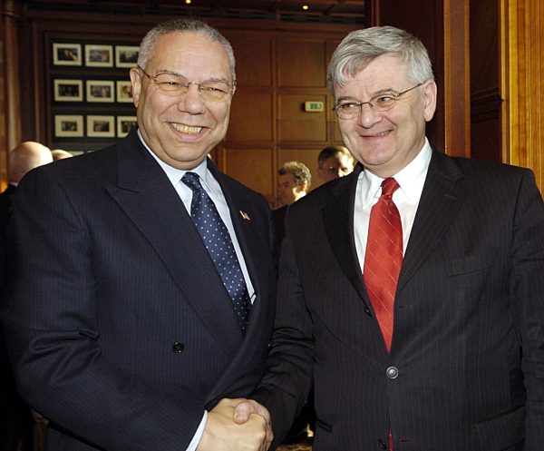 Fischer und Powell: Treffen am Rande der Afghanistan-Konferenz