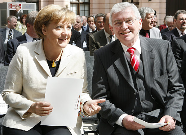 Festveranstaltung 50 Jahre BND - Angela Merkel und Ernst Uhrlau