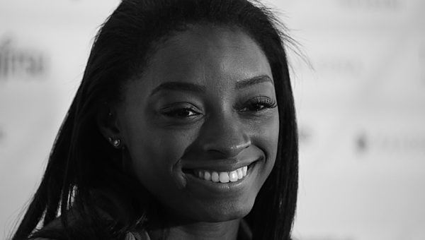 Turnen WM Stuttgart, PK mit Simone Biles (USA)