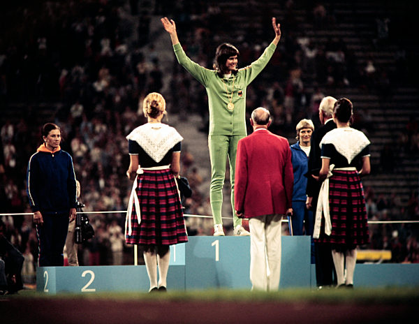 Olympiade München  1972   Hochsprung Frauen  Ulrike MEYFARTH