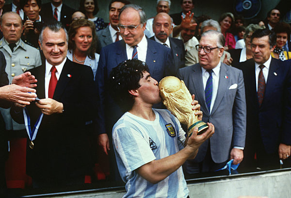 Fußball WM 1986 : MARADONA Diego