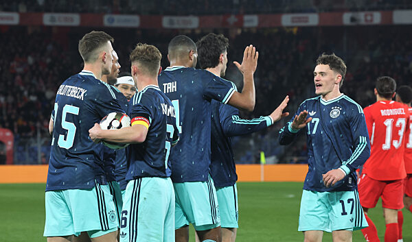 Fußball Schweiz vs. Deutschland