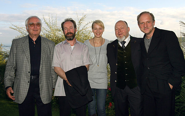 Schriftsteller Martin Walser (l-r), Schauspieler Ulrich Noethen...