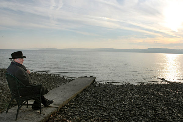 Der Schriftsteller Martin Walser sitzt am Dienstag (29.01...