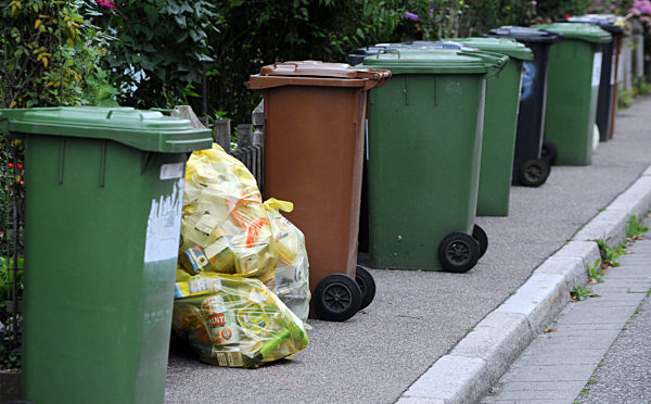 Müllabfuhr in Freiburg