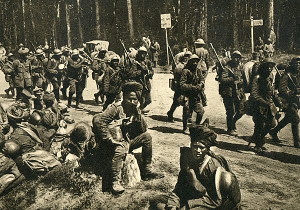 1918;Colonial troops