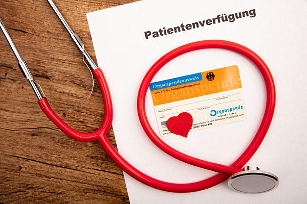 organspende,patientenverfügung,organspendeausweis