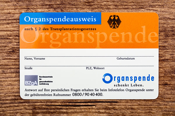organspendeausweis