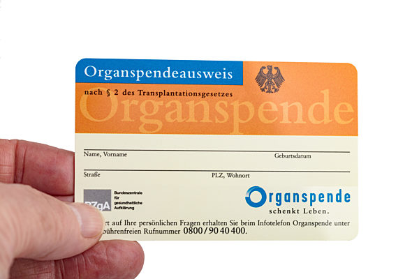 organspendeausweis