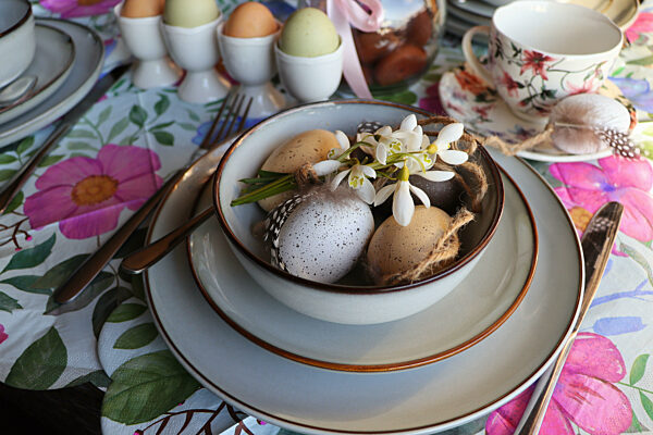 ostern;tischgedeck
