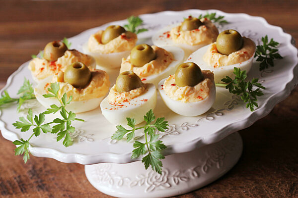 gefüllte eier;mayonnaise eier