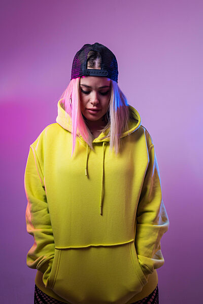 fashion;style;baseball cap;colored hair;hipster